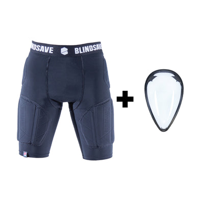 Padded goalie shorts PRO + cup